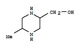(6ci,9ci)-5-甲基-2-哌嗪甲醇结构式_98275-69-5结构式