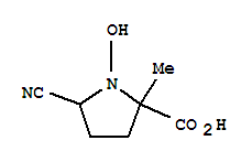 (6ci)-5-氰基-1-羟基-2-甲基-脯氨酸结构式_98334-80-6结构式
