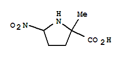 (6ci)-2-甲基-5-硝基-脯氨酸结构式_98484-79-8结构式