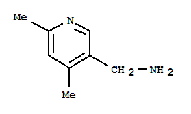 (6ci)-5-(氨基甲基)-2,4-二甲基吡啶结构式_98489-36-2结构式