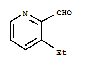 (6ci)-3-乙基-吡啶甲醛结构式_98491-40-8结构式