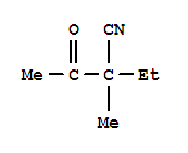 (6ci)-2-乙基-2-甲基-乙酰乙腈结构式_98544-60-6结构式