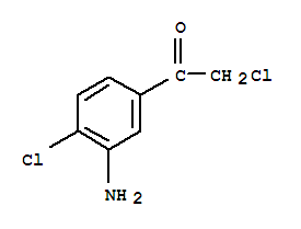 (6ci)-3-氨基-2,4-二氯-苯乙酮结构式_98554-17-7结构式