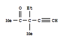 (6ci,9ci)-3-乙基-3-甲基-4-戊炔-2-酮结构式_98558-15-7结构式