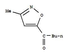(6ci)-1-(3-甲基-5-异噁唑基)-1-戊酮结构式_98959-84-3结构式
