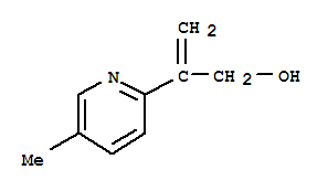 (6ci)-5-甲基-beta-亚甲基-2-吡啶乙醇结构式_98995-88-1结构式
