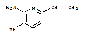 (6ci)-2-氨基-3-乙基-6-乙烯基-吡啶结构式_99362-07-9结构式