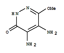 3(2H)-pyridazinone, 4,5-di-amino-6-methoxy-(6ci) Structure,99419-12-2Structure
