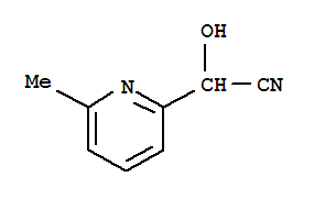 (9ci)-alpha-羟基-6-甲基-2-吡啶乙腈结构式_99584-05-1结构式