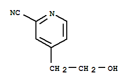 (9ci)-4-(2-羟基乙基)-2-吡啶甲腈结构式_99584-77-7结构式