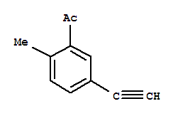 (6ci)-5-乙炔-2-甲基-苯乙酮结构式_99845-80-4结构式