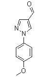 1-P-甲氧基苯基吡唑-4-羧醛结构式_99984-70-0结构式