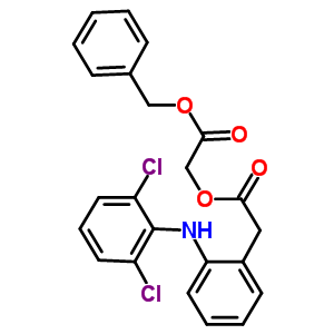 醋氯芬酸苄酯结构式_100499-89-6结构式