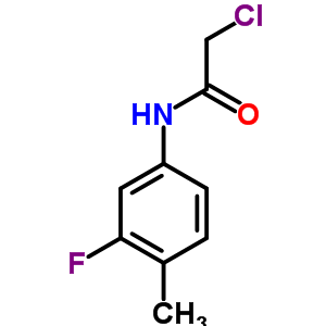 2-氯-n-(3-氟-4-甲基-苯基)-乙酰胺结构式_100599-62-0结构式