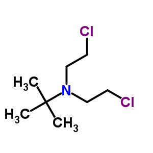 N,N-双(2-氯乙基)-2-甲基-2-丙胺结构式_10125-86-7结构式