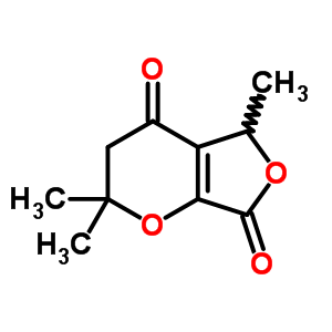 2,2,5-三甲基-2H-呋喃并[3,4-b]吡喃-4,7(3H,5H)-二酮结构式_1013-11-2结构式