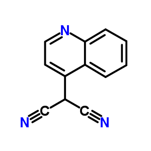 2-(4-喹啉)-丙二腈结构式_10147-03-2结构式