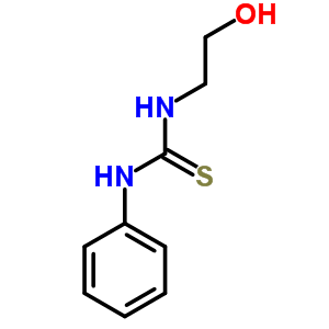 1-苯基-3-(2-羟乙基)硫脲结构式_102-12-5结构式
