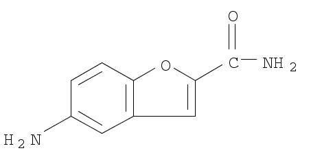 5-氨基苯并呋喃-2-羧酰胺结构式_1026097-14-2结构式