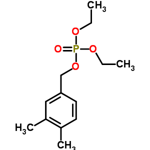 (3,4-二甲基苯基)甲基磷酸二乙酯结构式_10276-87-6结构式