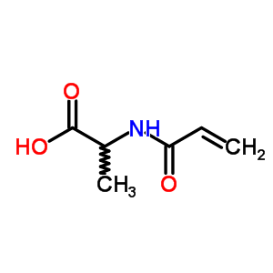 n-(1-氧代-2-丙烯-1-基)-丙氨酸结构式_10353-17-0结构式