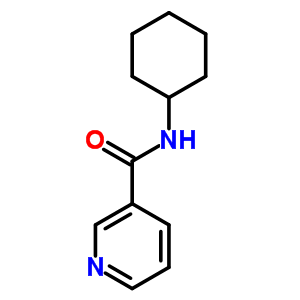 N-环己基-3-吡啶羧酰胺结构式_10354-56-0结构式