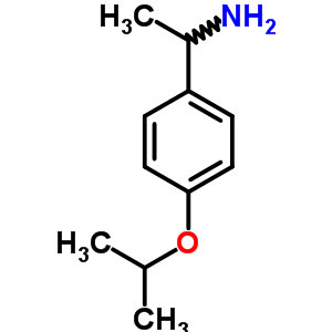 1-(4-异丙氧基-苯基)-乙胺结构式_103990-05-2结构式