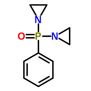 (9CI)-1,1-(苯基膦)双-氮丙啶结构式_10543-74-5结构式