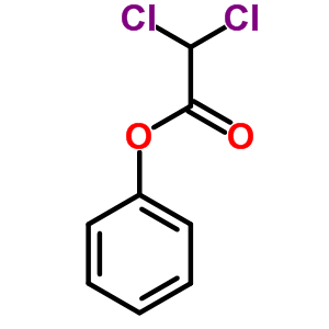 2,2-二氯乙酸苯酯结构式_10565-20-5结构式