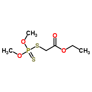 2-[(二甲氧基膦硫代yl)硫代]-乙酸乙酯结构式_1068-13-9结构式