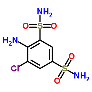 4-氨基-5-氯-1,3-苯二磺酰胺结构式_1083-36-9结构式