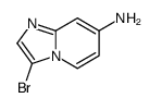 3-溴咪唑并[1,2-a]吡啶-7-胺结构式_1092352-46-9结构式