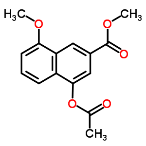 4-(乙酰基氧基)-8-甲氧基-2-萘羧酸甲酯结构式_111531-83-0结构式