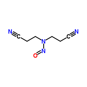 3,3-(亚硝基亚氨基)双-丙腈结构式_1116-82-1结构式