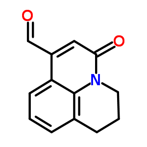 5-氧代-2,3-二氢-1H,5H-吡啶并[3,2,1-ij]喹啉-7-甲醛结构式_111724-62-0结构式