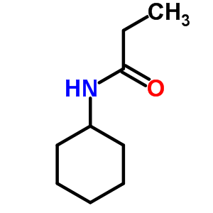 n-环己基-丙酰胺结构式_1126-56-3结构式