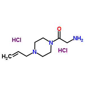 1-烯丙基-4-(2-氯乙基)-哌嗪双盐酸盐结构式_112952-20-2结构式
