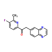 1-(5-Fluoro-6-methylpyridin-2-yl)-2-(quinoxalin-6-yl)ethanone Structure,1132610-44-6Structure
