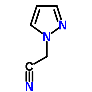 1H-吡唑-1-乙腈结构式_113336-22-4结构式