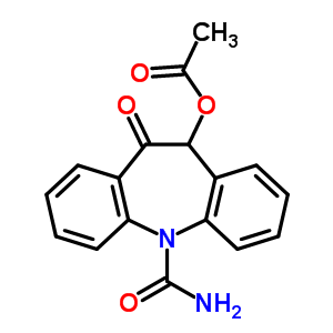 10-乙酰氧基奥卡西平结构式_113952-21-9结构式