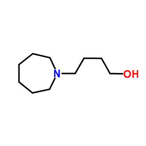 4-(1-氮杂环庚烷)-1-丁醇结构式_114960-98-4结构式