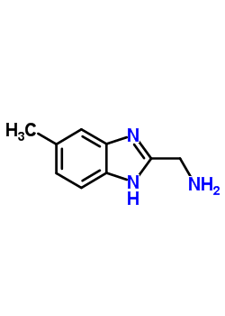 (5-甲基-1H-苯并咪唑-2-基)甲胺双盐酸盐结构式_115087-90-6结构式