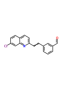 1-(3-(7-Chloro-2-quinolinyl)ethyl)-Benzaldehyde Structure,115104-40-0Structure
