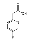 (5-氟-嘧啶-2-基)-乙酸结构式_1196145-38-6结构式