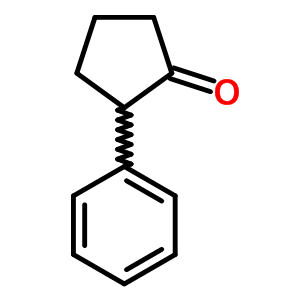 2-苯基环戊烷-1-酮结构式_1198-34-1结构式
