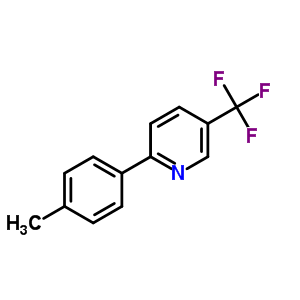 2-对甲苯基-5-(三氟甲基)吡啶结构式_119811-95-9结构式