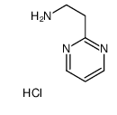 2-(嘧啶-2-基)乙胺盐酸盐结构式_1198118-04-5结构式