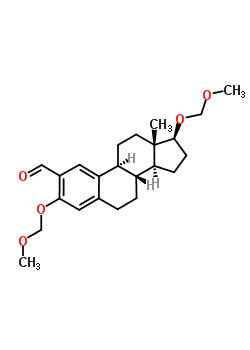 (17Beta)-3,17-bis(methoxymethoxy)estra-1(10),2,4-triene-2-carbaldehyde Structure,123715-80-0Structure