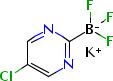 (5-氯嘧啶-2-基)三氟硼酸钾结构式_1245906-58-4结构式
