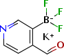 三氟(4-甲酰基吡啶-3-基)硼酸钾结构式_1245906-59-5结构式